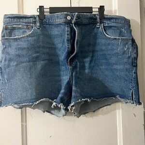 Abercrombie & Fitch Blue Jean Shorts Classic Cut-Off Style